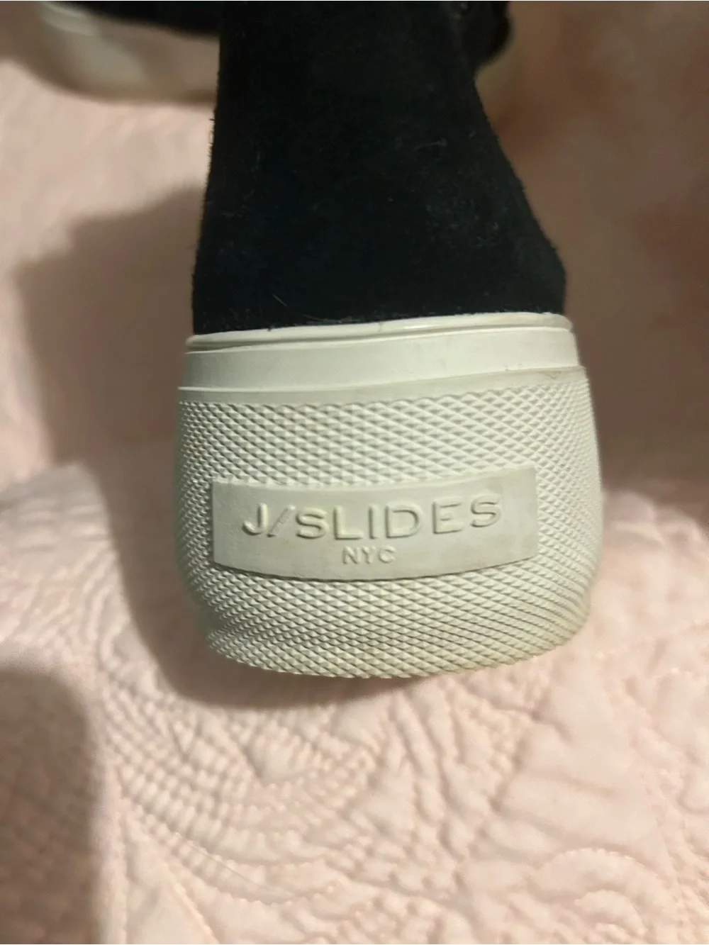 J/SLIDES black suede